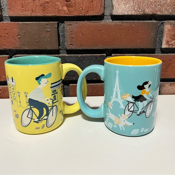 Kitsch n Glam Parisian Paris Mug Set 16oz - Picture 2 of 7